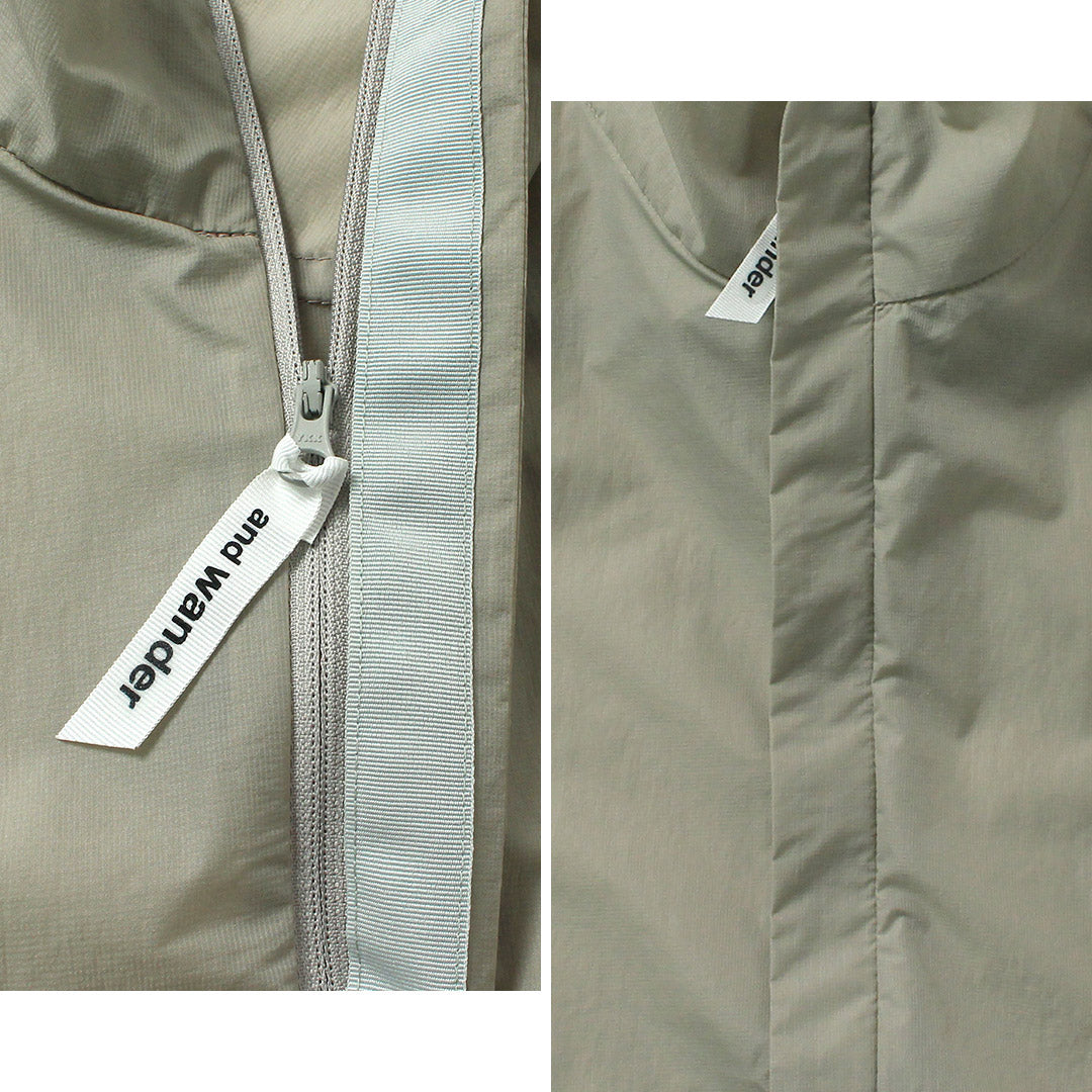 AND WANDER / 超大 Rip 夾克 M