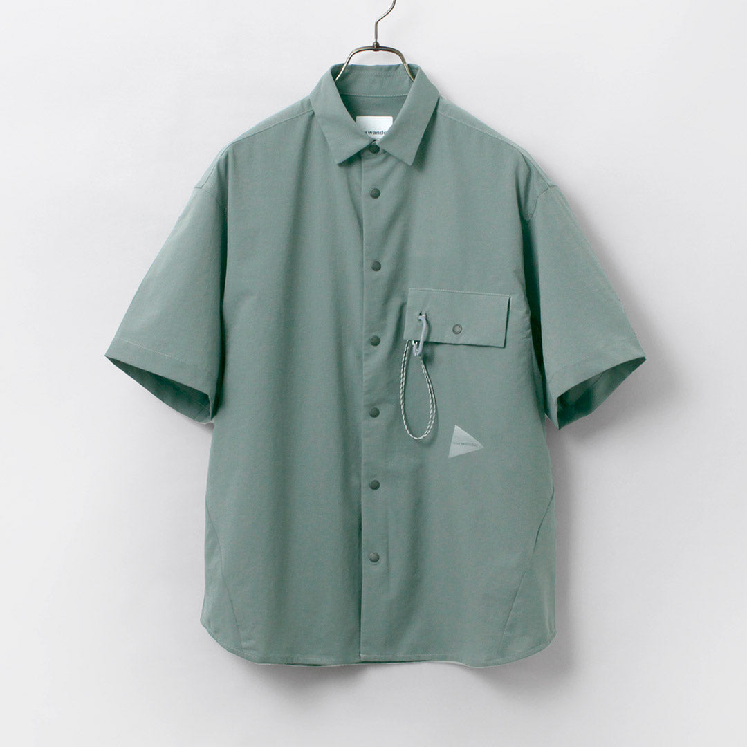 AND WANDER / Dry Breathable Short Sleeve Shirt