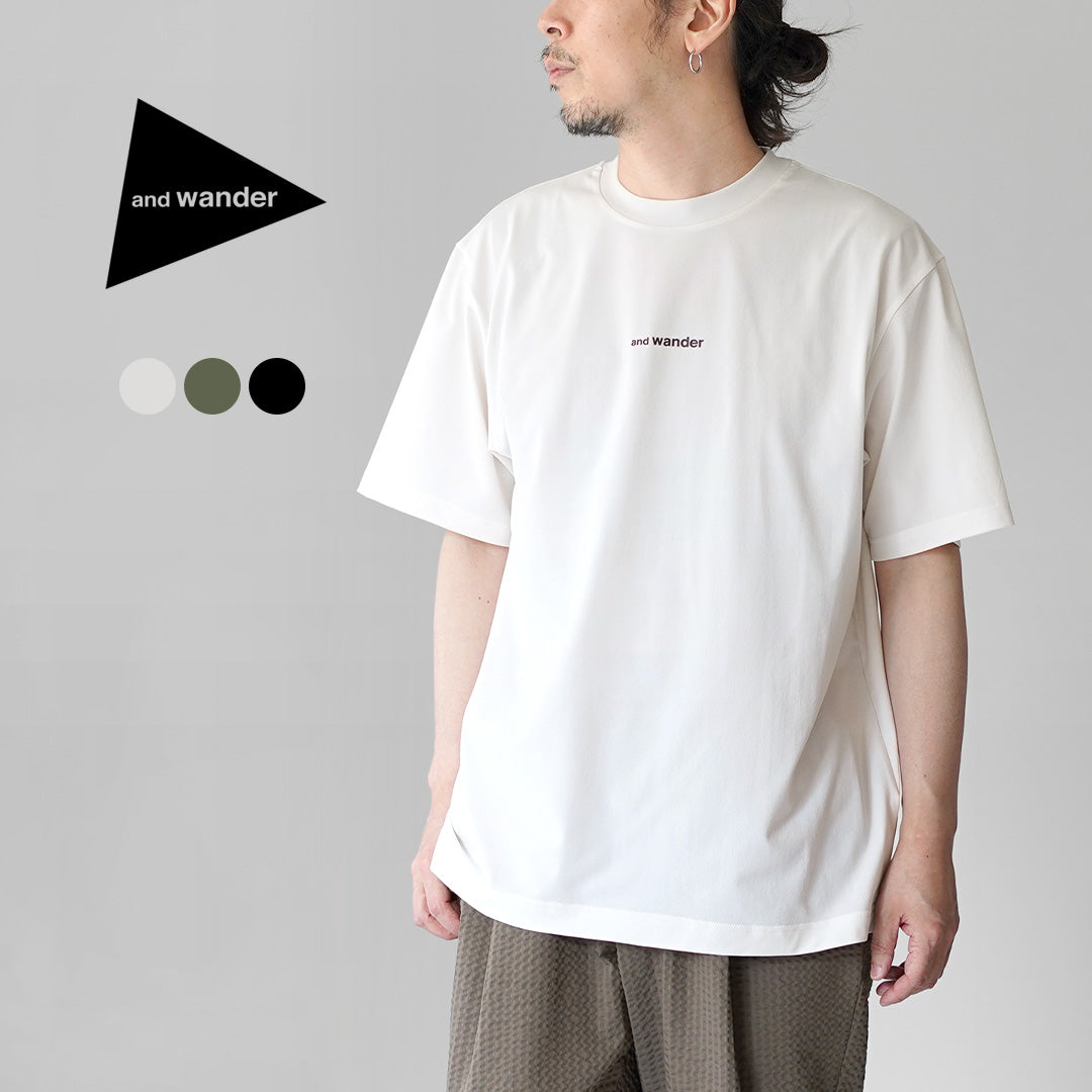 AND WANDER / 干网布 T 恤