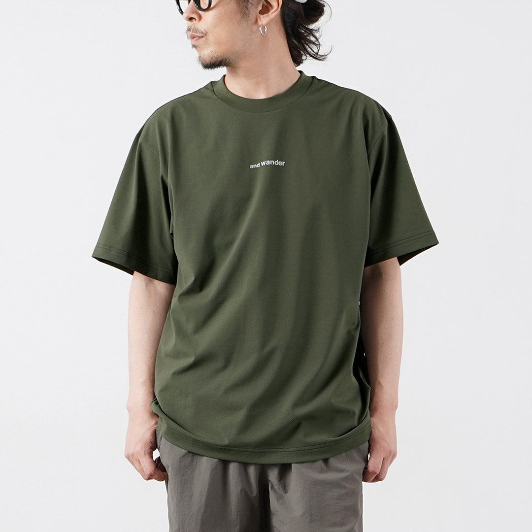 AND WANDER / Dry Mesh T-Shirt