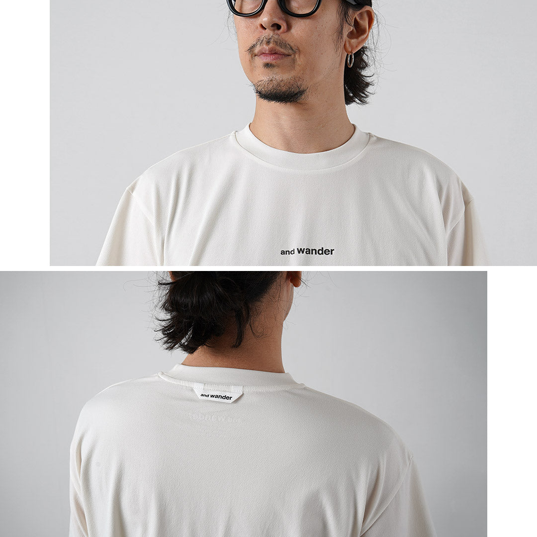AND WANDER / 干网布 T 恤
