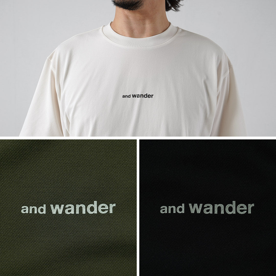 AND WANDER / 干网布 T 恤