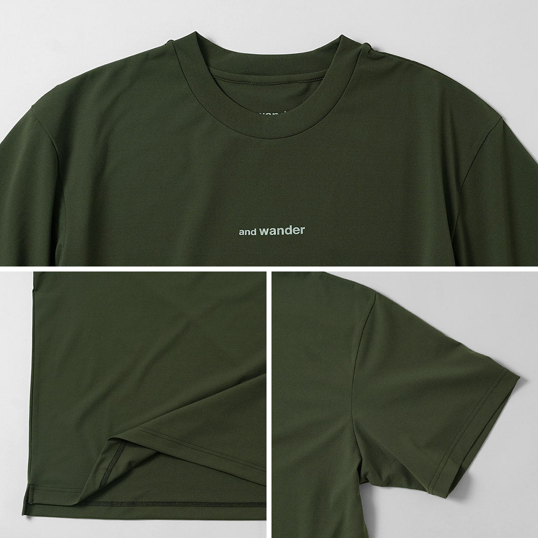 AND WANDER / 干网布 T 恤