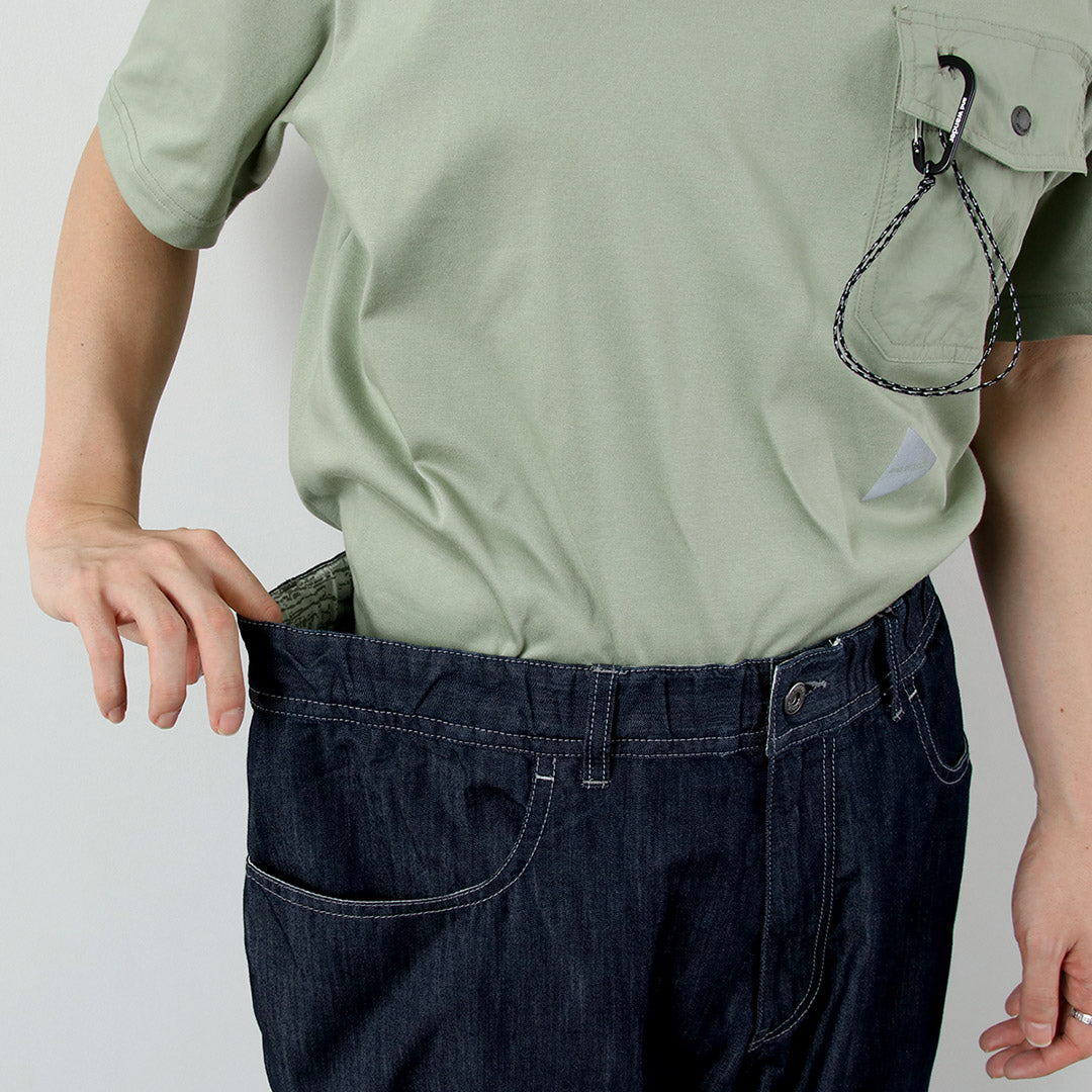 AND WANDER / Pantalón ancho Dry Easy Denim