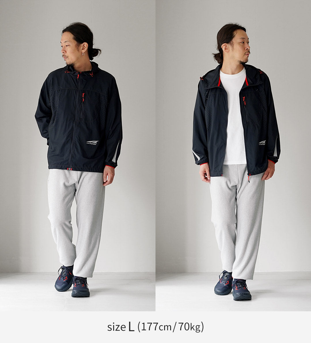 AND WANDER / ALTRA × 앤 원더 벤틸레이션 윈드 재킷