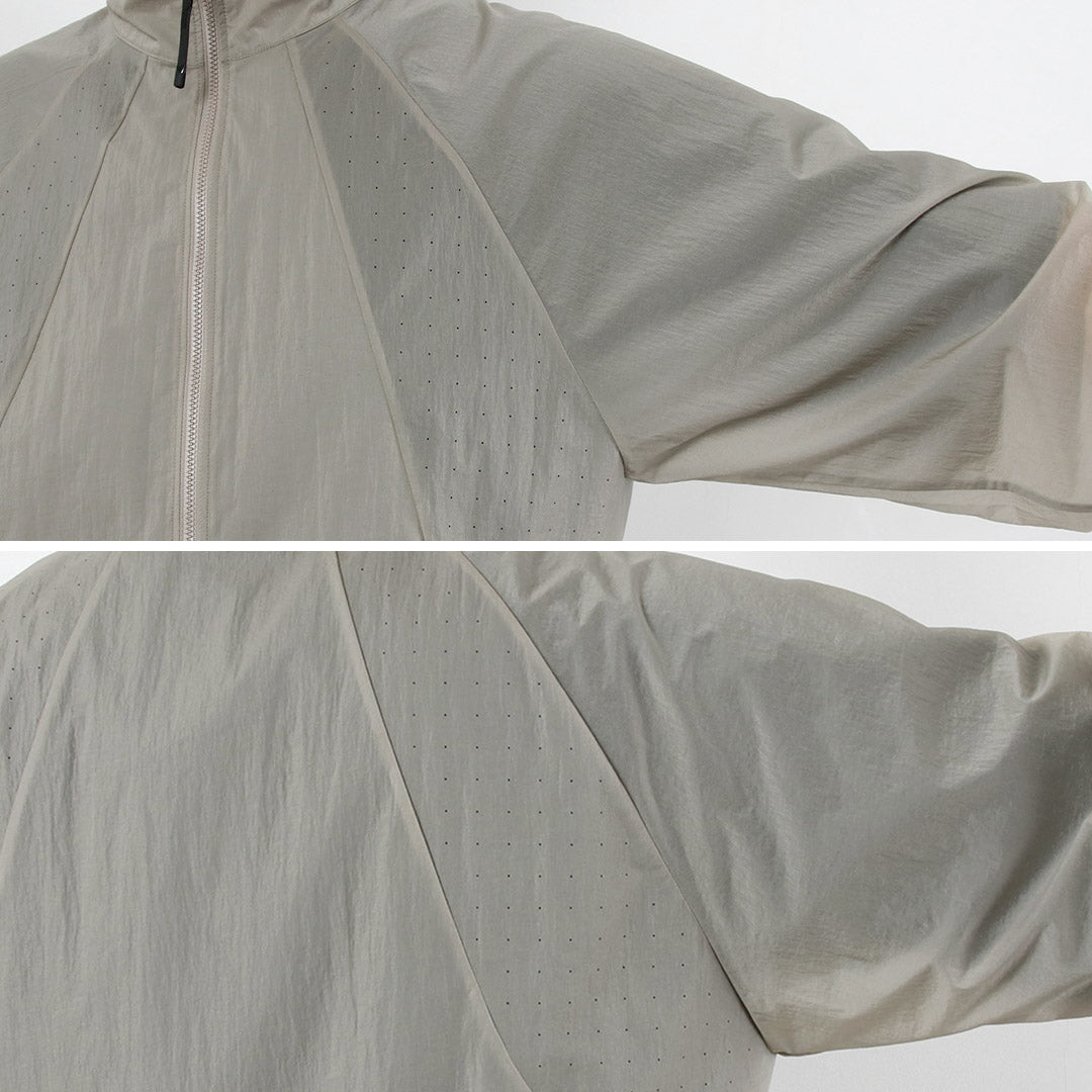 GOLDWIN / Veste coupe-vent en nylon transparent