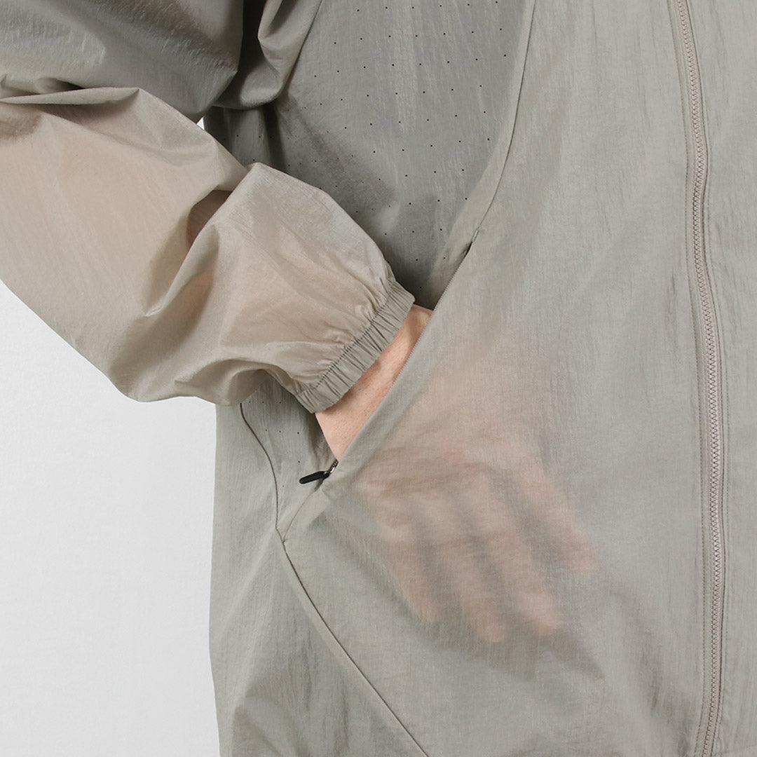 GOLDWIN / Veste coupe-vent en nylon transparent