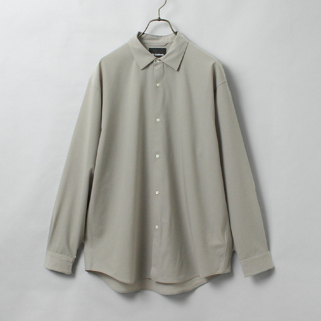 GOLDWIN / 하이 트위스트 울 릴렉스 셔츠 – Bishu Fabric