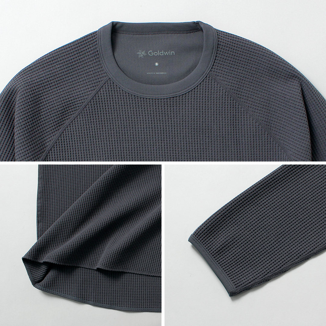 GOLDWIN / 와플 라이트 긴팔 티셔츠
