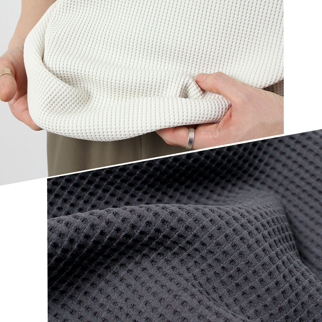 GOLDWIN / 와플 라이트 라글란 티셔츠