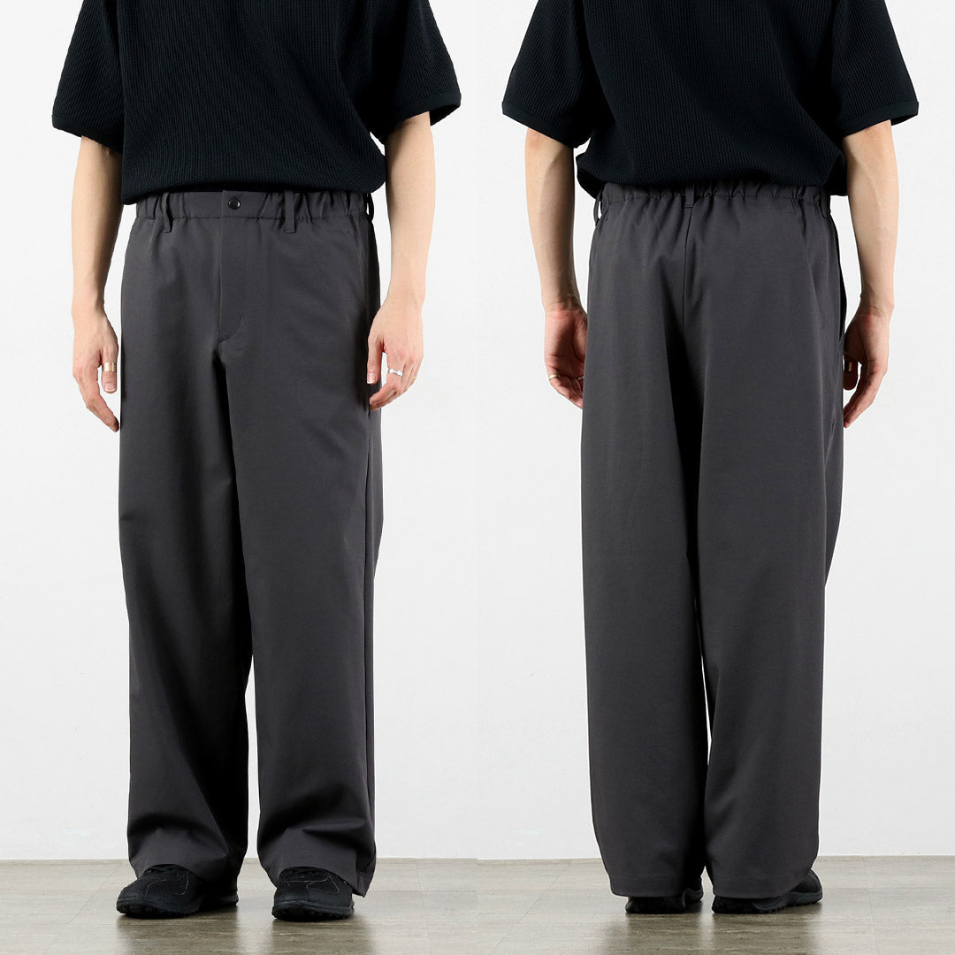 GOLDWIN / Pantalón recto holgado en sarga CALCULO® × SOLOTEX®