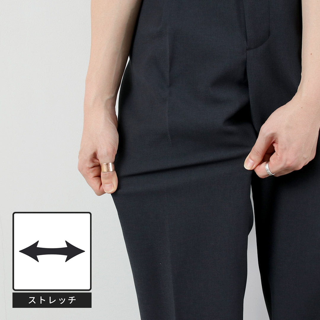 GOLDWIN / Pantalón recto holgado en sarga CALCULO® × SOLOTEX®