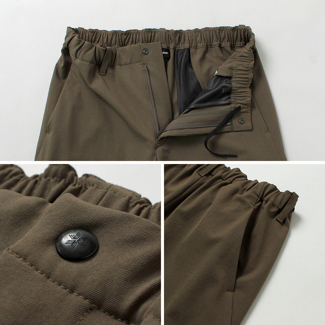 GOLDWIN / Pantalón recto holgado en sarga CALCULO® × SOLOTEX®