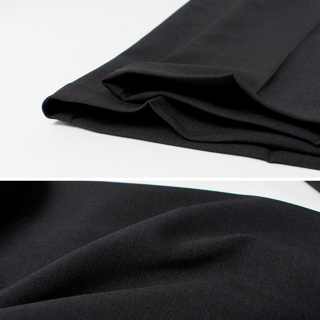 GOLDWIN / Pantalón recto de una sola vuelta en sarga elástica seca reciclada