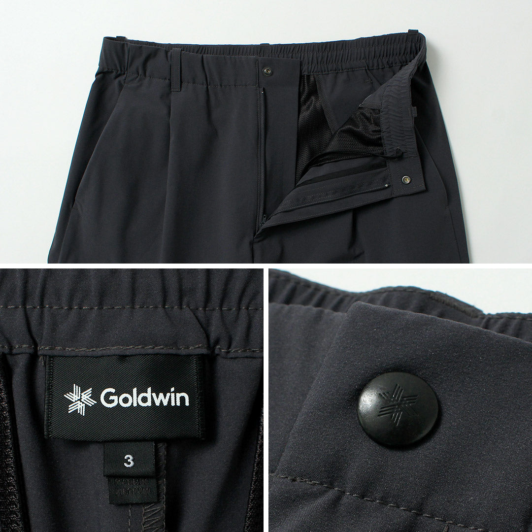 GOLDWIN / Pantalones ligeros cónicos de una sola vuelta en tafetán elástico bidireccional SOLOTEX®