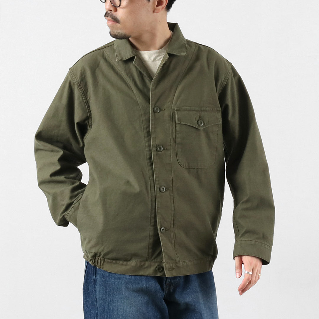 JAPAN BLUE JEANS / Military Back Satin Jacket