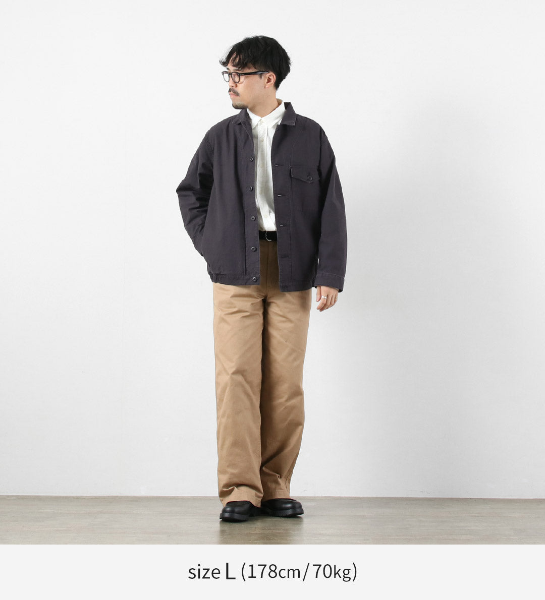 JAPAN BLUE JEANS / Military Back Satin Jacket