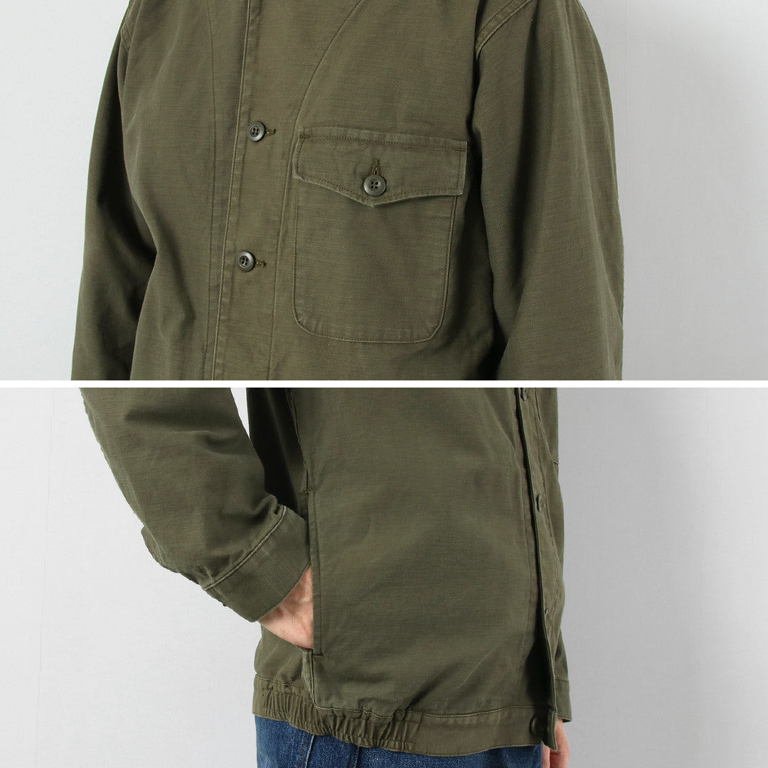 JAPAN BLUE JEANS / Military Back Satin Jacket