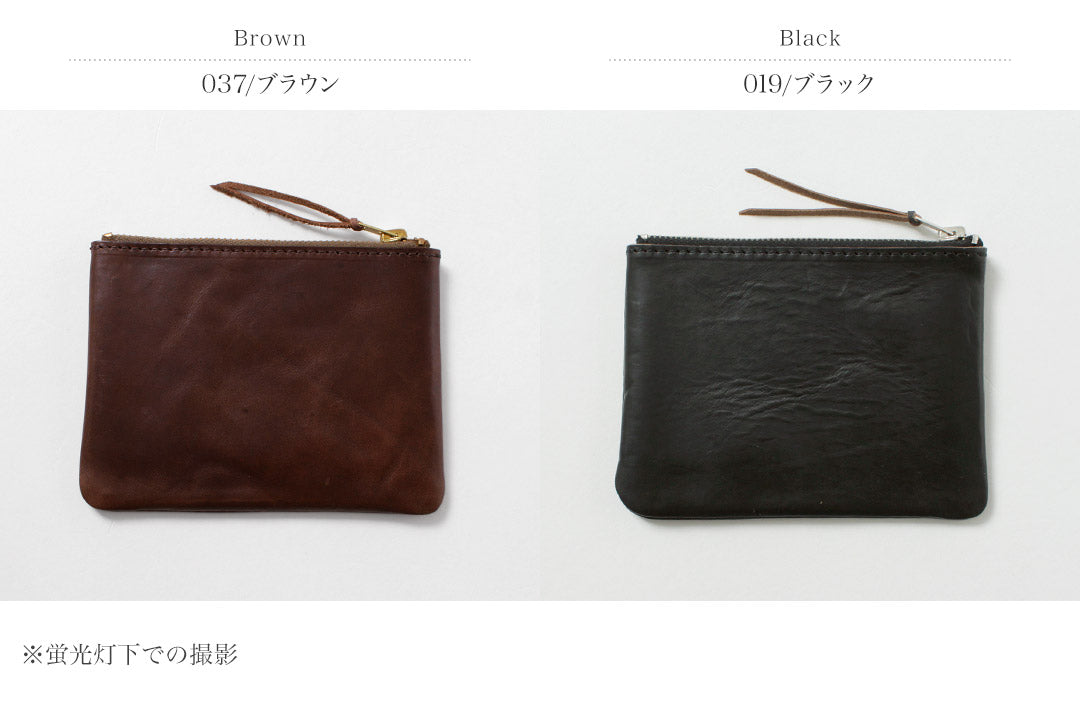 BUTTON WORKS / Portefeuille pochette en cuir Chromexcel