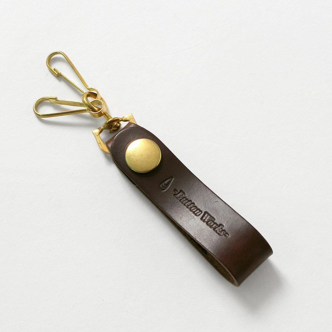 BUTTON WORKS / Porte-clés en cuir Chromexcel Crochet d'ancrage North & Judd