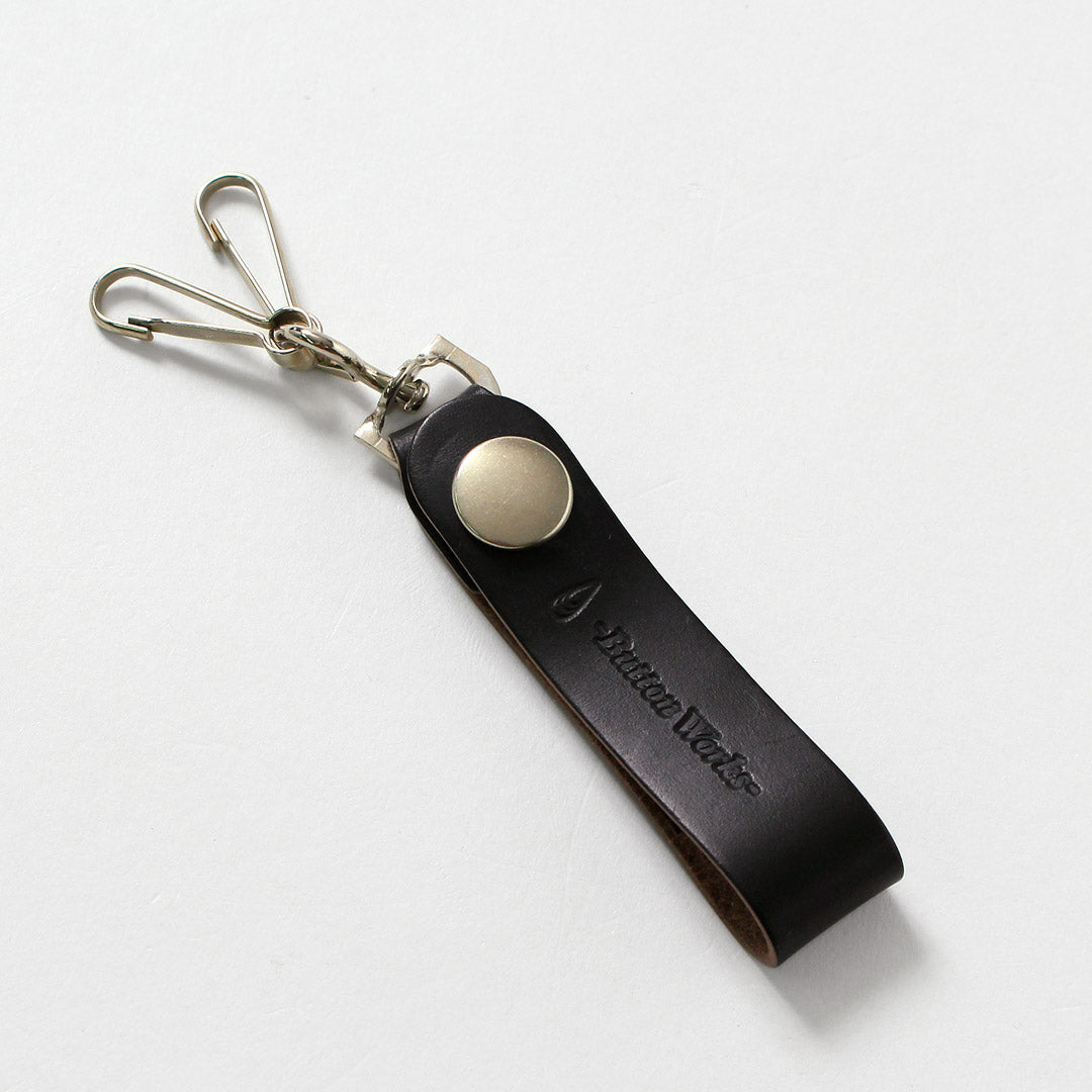 BUTTON WORKS / Porte-clés en cuir Chromexcel Crochet d'ancrage North & Judd