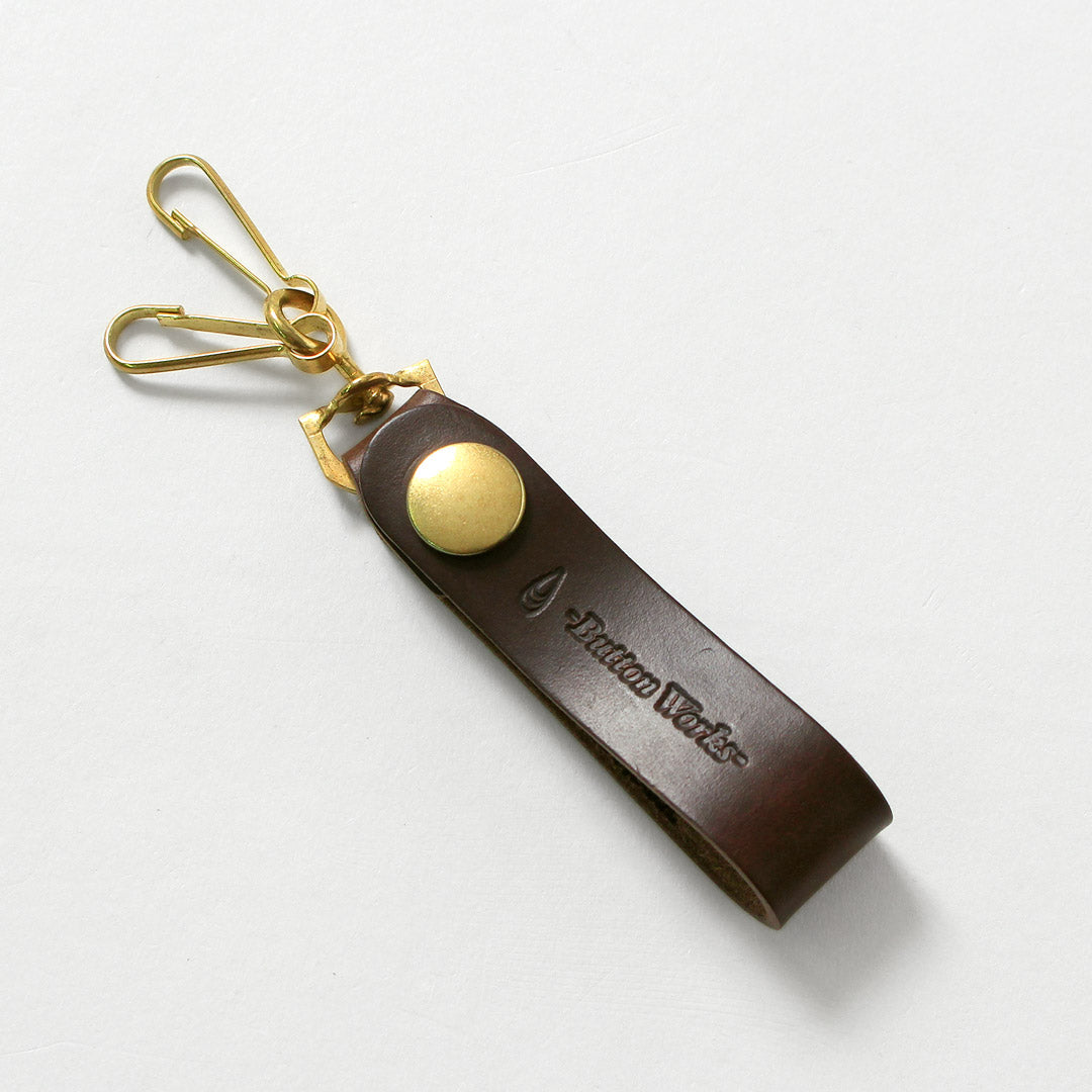 BUTTON WORKS / Porte-clés en cuir Chromexcel Crochet d'ancrage North & Judd