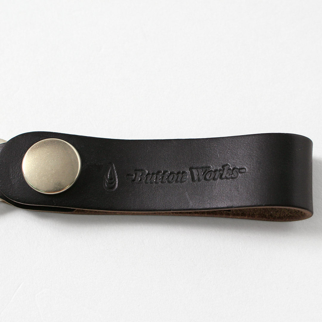 BUTTON WORKS / Porte-clés en cuir Chromexcel Crochet d'ancrage North & Judd