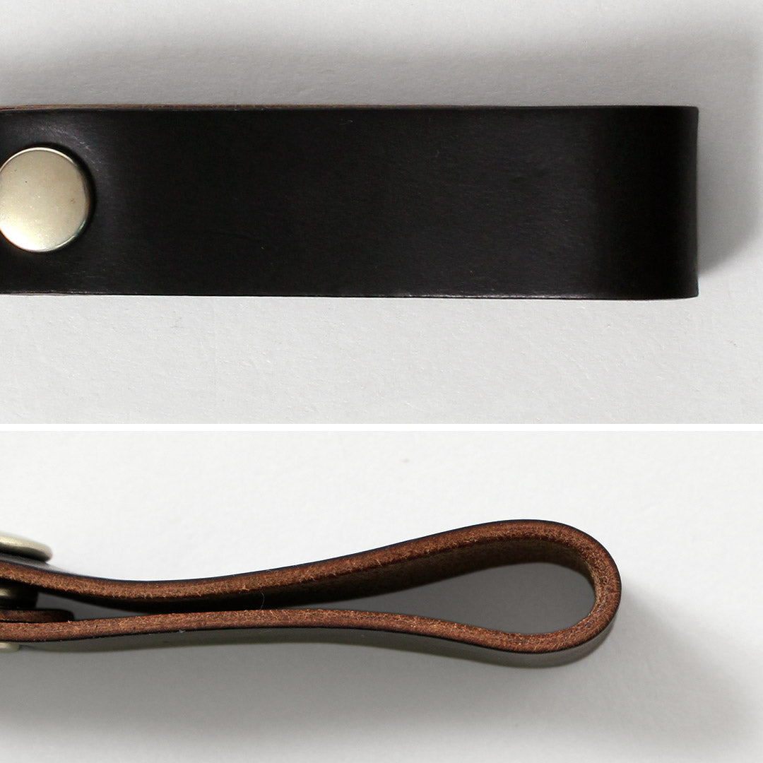BUTTON WORKS / Porte-clés en cuir Chromexcel Crochet d'ancrage North & Judd