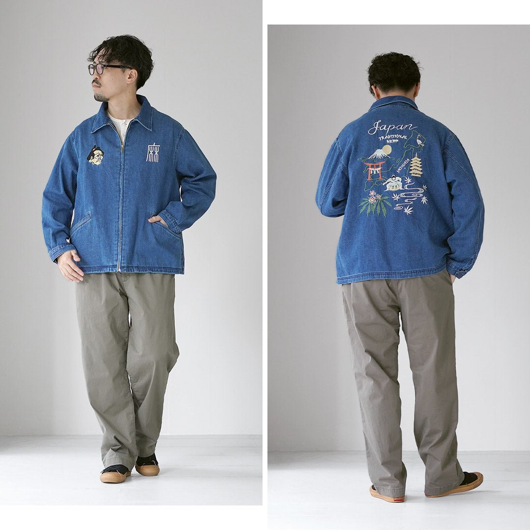 GOHEMP / Veste en denim souvenir japonais