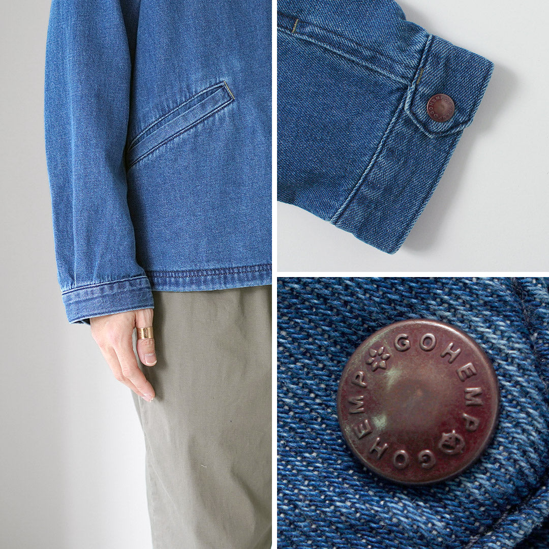 GOHEMP / Veste en denim souvenir japonais