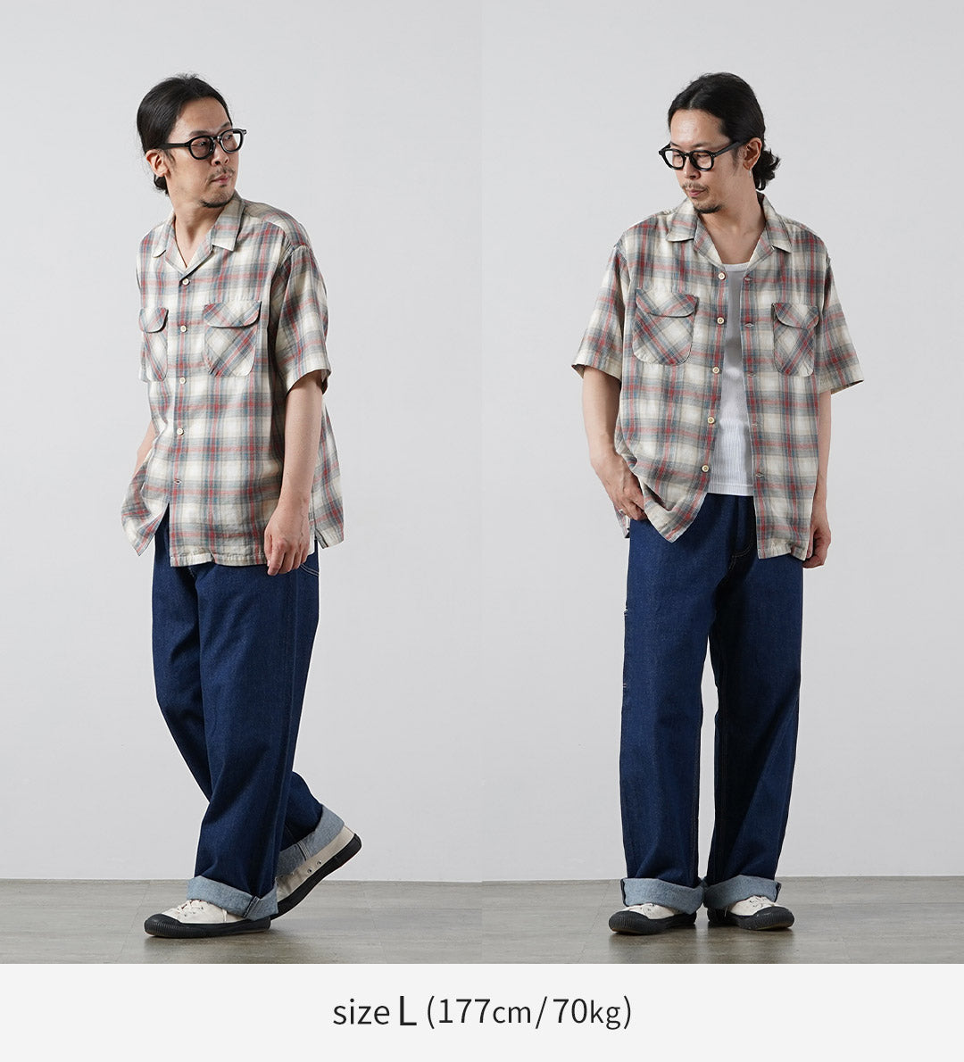 PENDLETON / Chemise à manches courtes et col ouvert