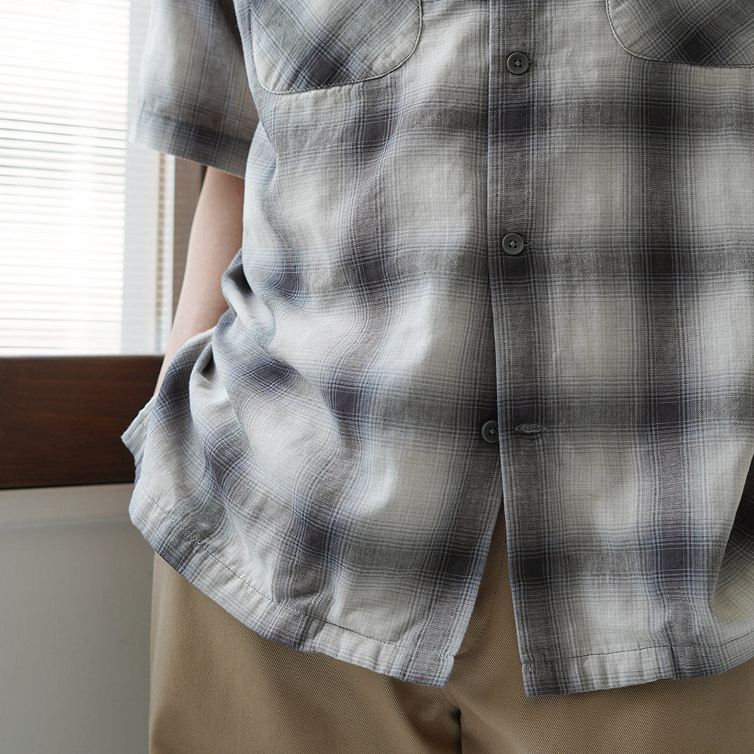 PENDLETON / Chemise à manches courtes et col ouvert