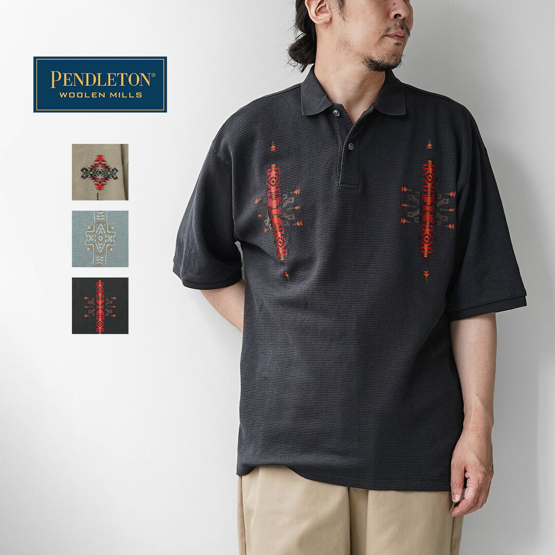 PENDLETON / Polo brodé Oni Kanoko