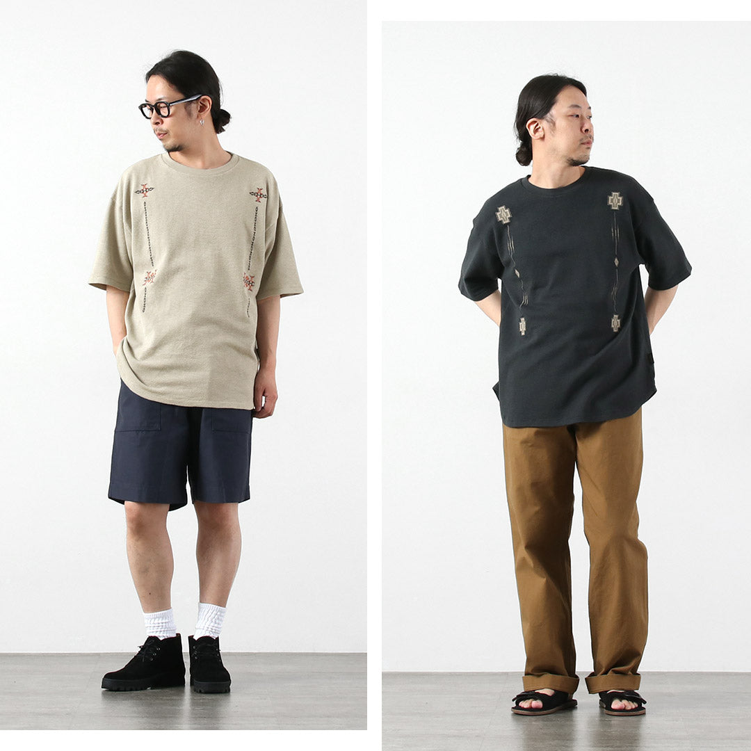 PENDLETON / Oni Kanoko T-shirt brodé