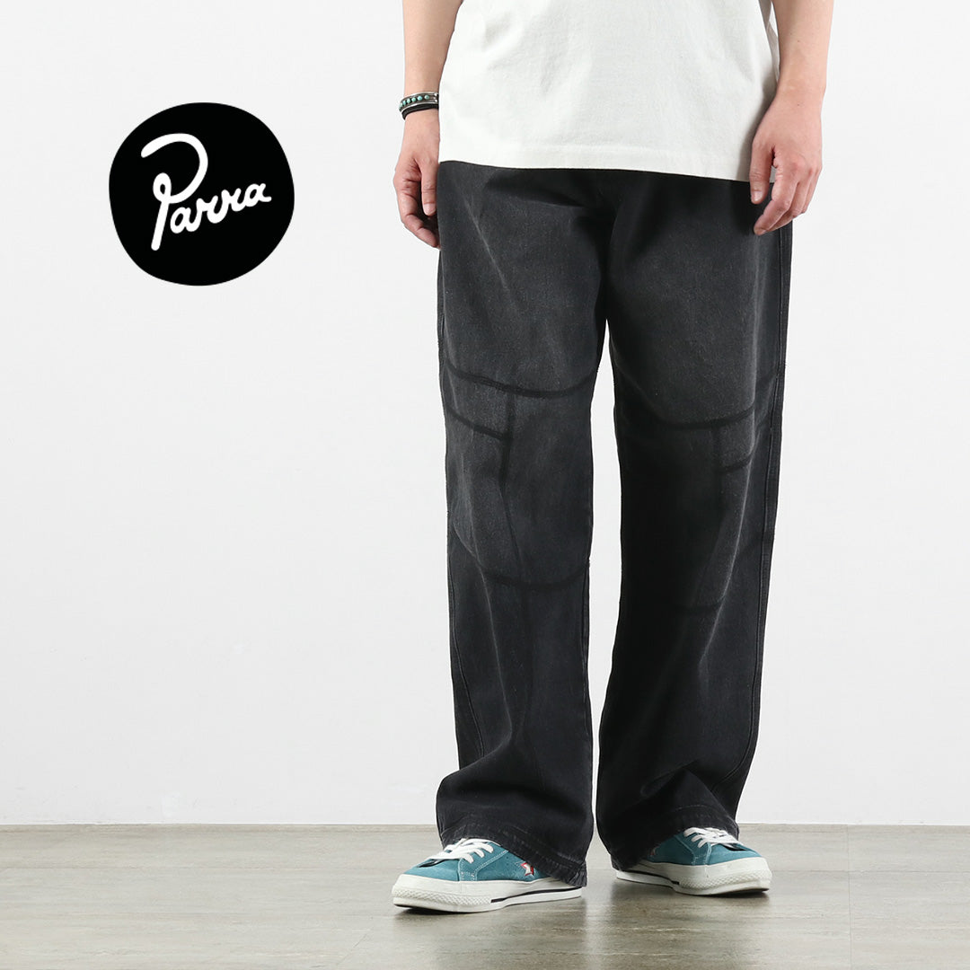 BY PARRA / Moto Stitchers 牛仔長褲