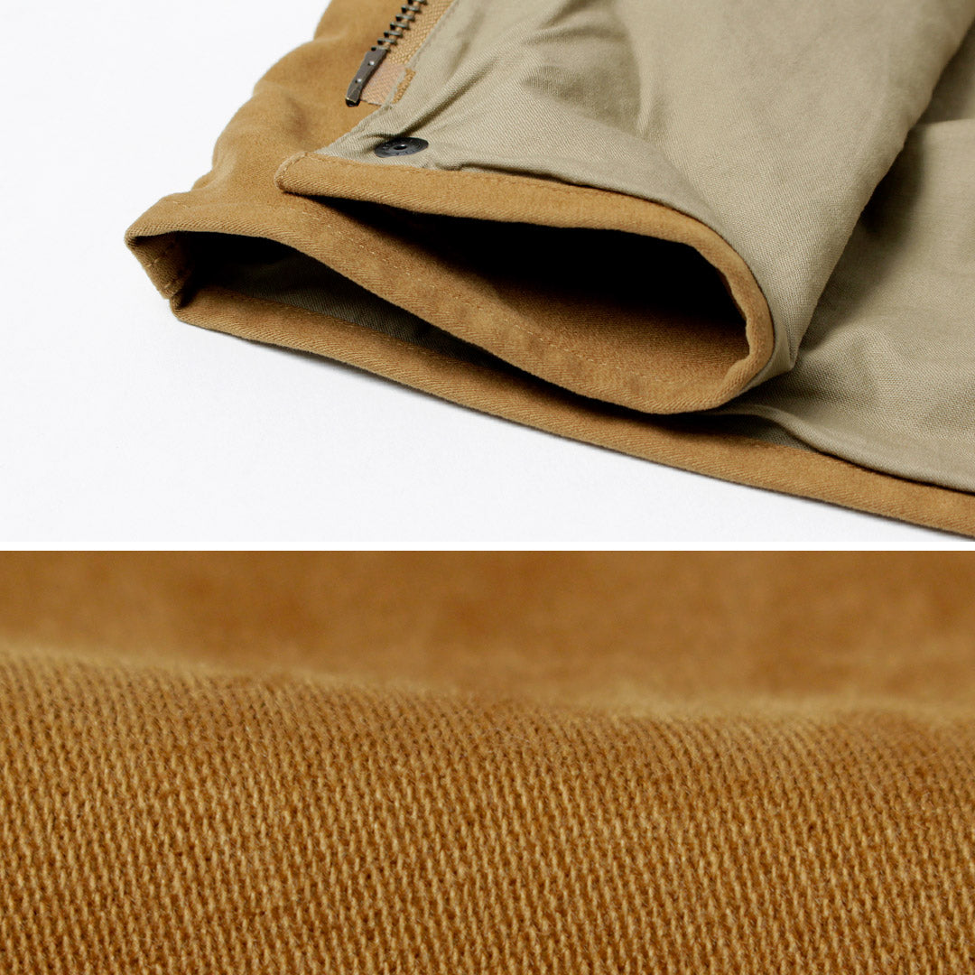 FOB FACTORY / FRC008 鼹鼠皮短款骑行夹克