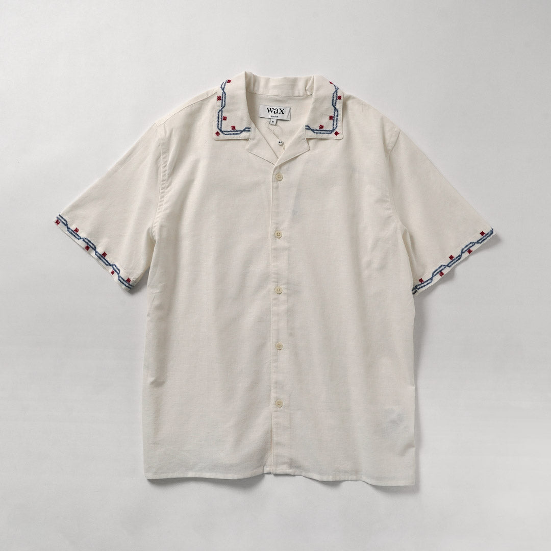 WAX LONDON / Didcot Chemise Manches Courtes Broderie