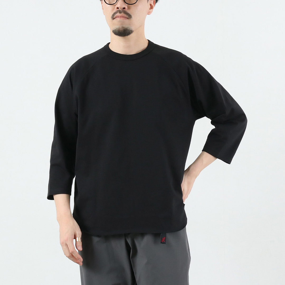 HEALTHKNIT / RAG Collaboration 3/4 Sleeve Open-End Dry Jersey Raglan Crewneck T-Shirt