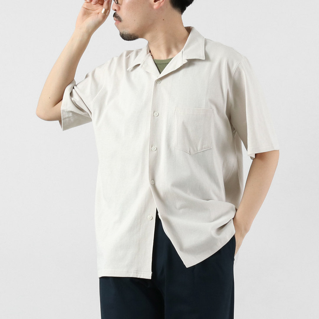 HEALTHKNIT / RAG Collaboration Short Sleeve Open-End Dry Jersey Open Collar Shirt