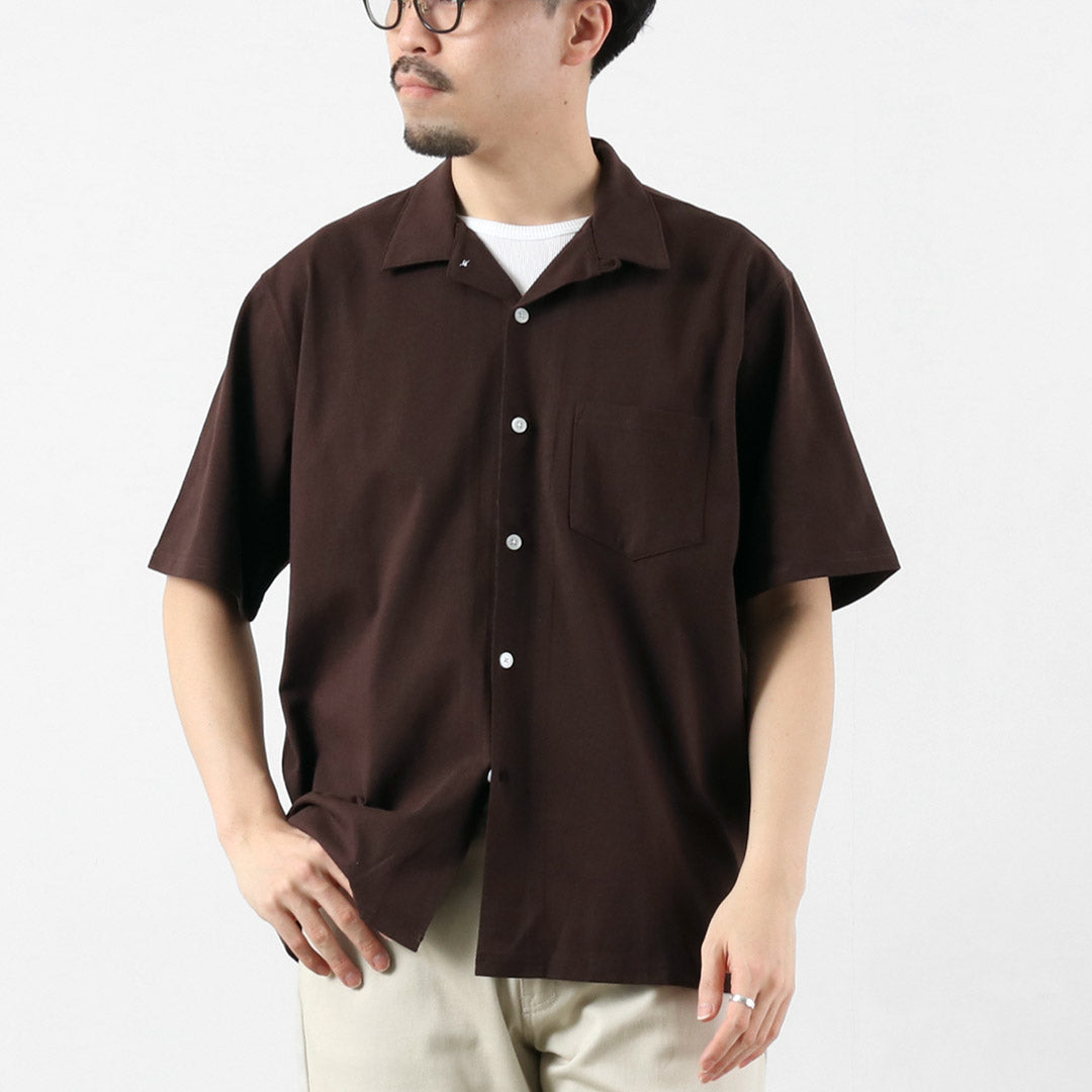 HEALTHKNIT / RAG Collaboration Short Sleeve Open-End Dry Jersey Open Collar Shirt