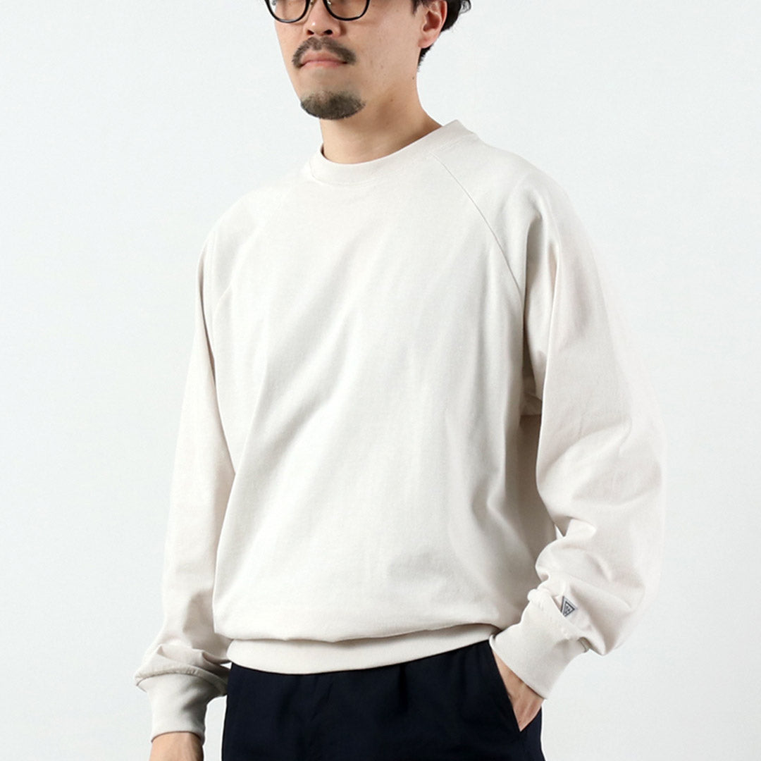 HEALTHKNIT / RAG Collaboration Long Sleeve Crewneck Open-End Dry Jersey Sweatshirt