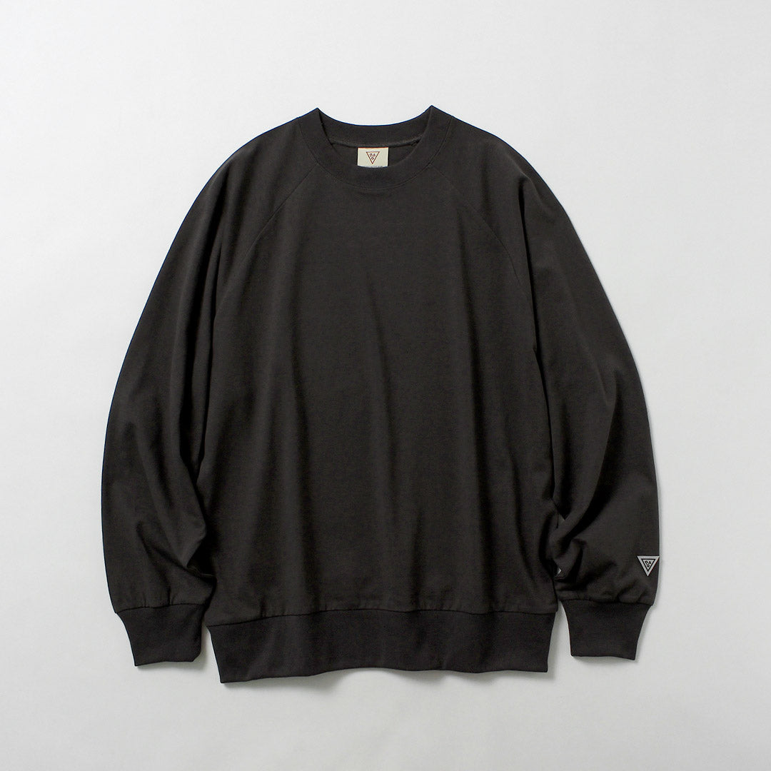 HEALTHKNIT / RAG Collaboration Long Sleeve Crewneck Open-End Dry Jersey Sweatshirt