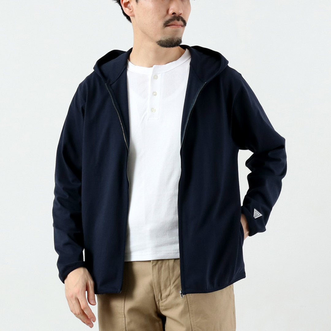 HEALTHKNIT / RAG Collaboration Open-End Cotton Dry Jersey Zip-Up Hoodie