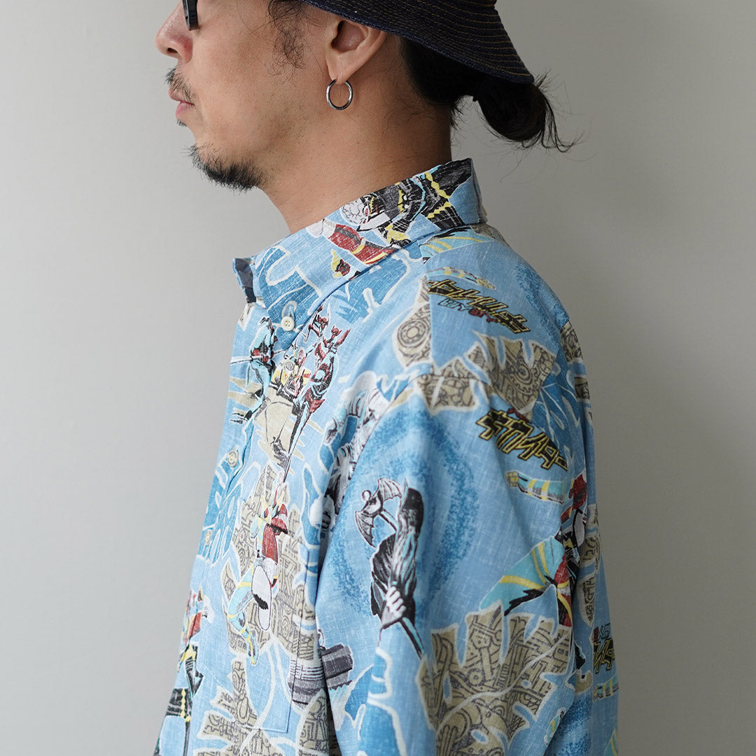 REYN SPOONER / Go Go Kikaider Pullover Shirt