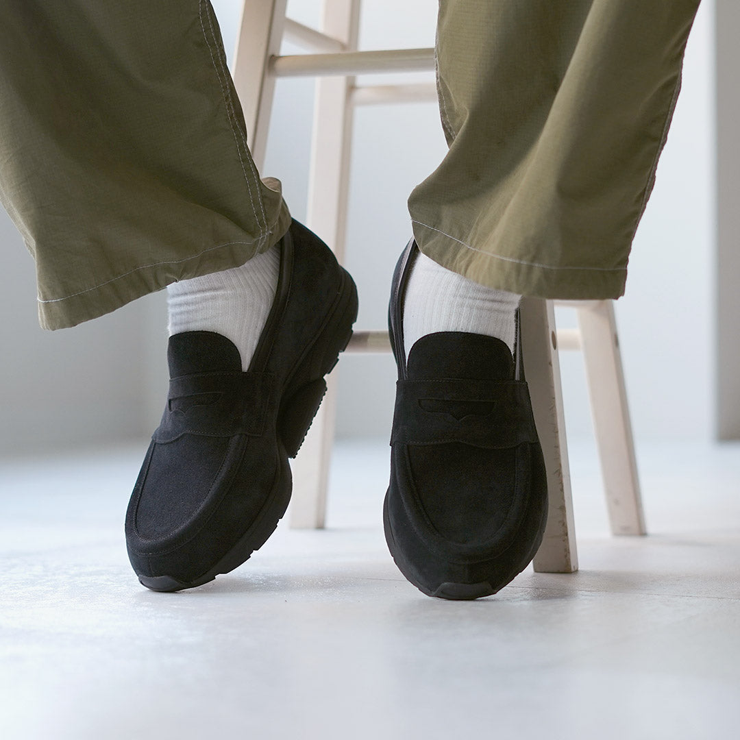 MILIEU-PIED / MILIEU-PIED Mocassin en daim