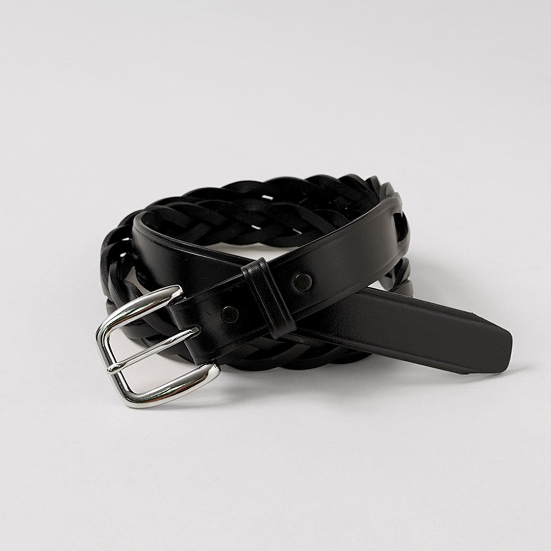 TORY LEATHER / 롱 팁 브레이드 벨트