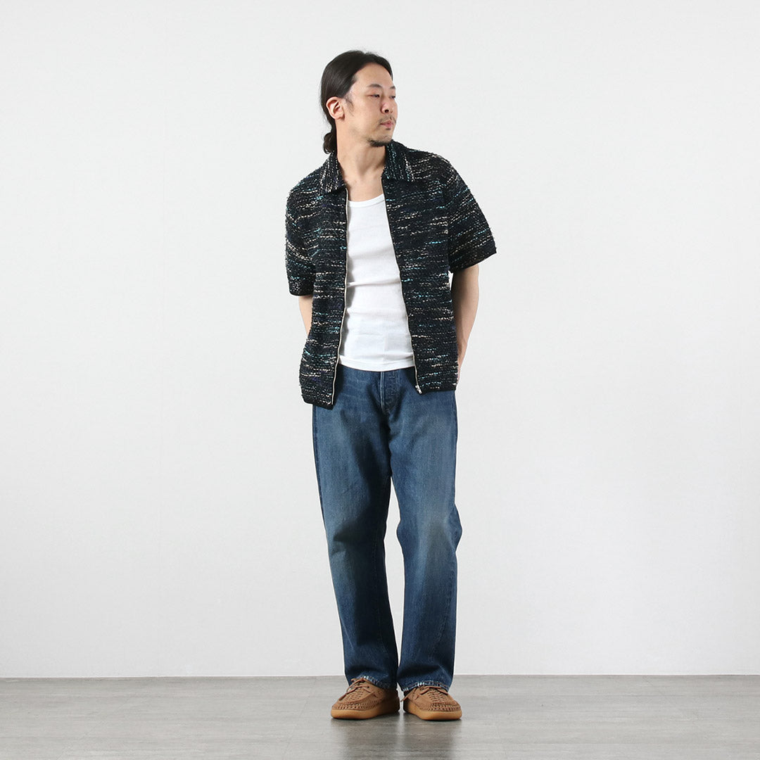 COOHEM / Summer Tweed Zip Shirt