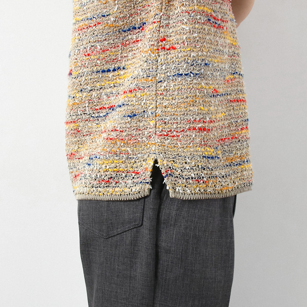 COOHEM / Summer Tweed Zip Shirt