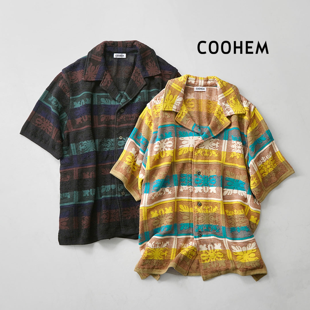 COOHEM / Hawaiian Quilt Knit Shirt