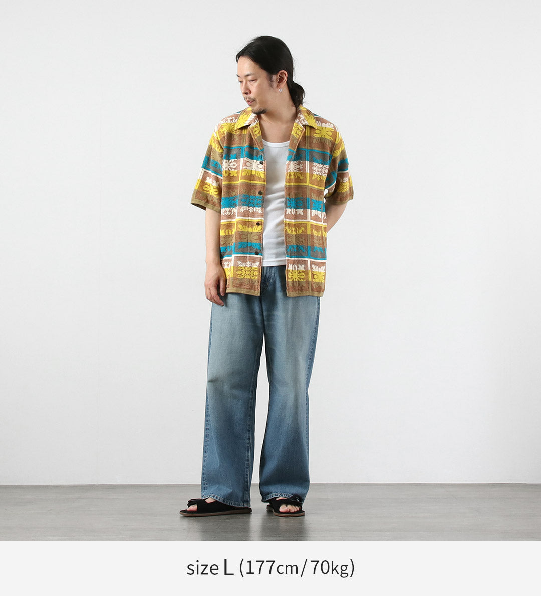 COOHEM / Hawaiian Quilt Knit Shirt